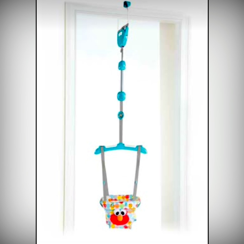 Bright Starts Sesame Street I Spot Elmo! Door Jumper